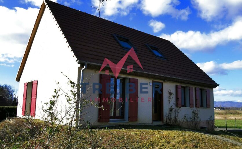 Maison Montreux-Vieux (68), villa sur sous sol avec 5 chambres, garage et jardin privatif